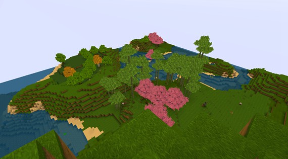 迷你世界桃林地形码2026