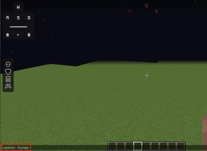 我的世界怎么将天气改为雷雨天气2026