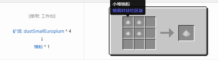 我的世界格雷科技社区版粉合成表大全