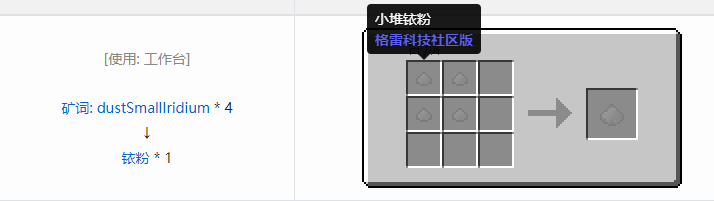 我的世界格雷科技社区版粉合成表大全
