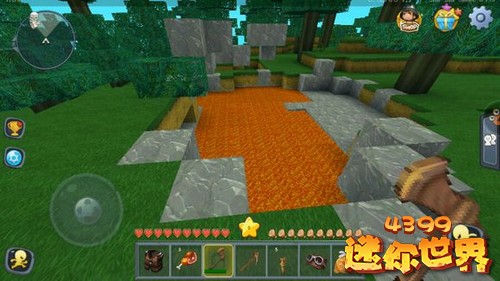 迷你世界露天岩浆地形码2026