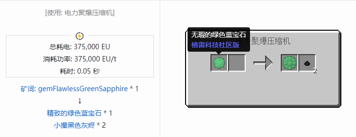 我的世界格雷科技社区版晶体合成表大全