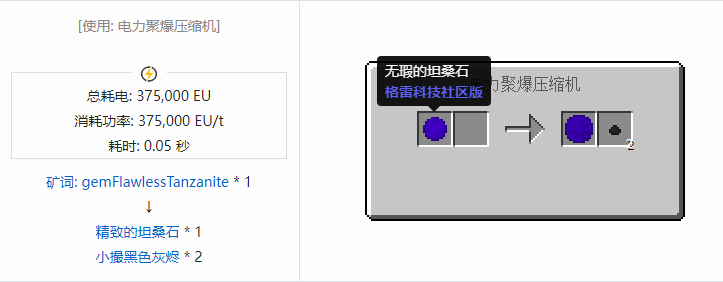 我的世界格雷科技社区版晶体合成表大全