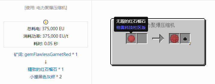 我的世界格雷科技社区版晶体合成表大全