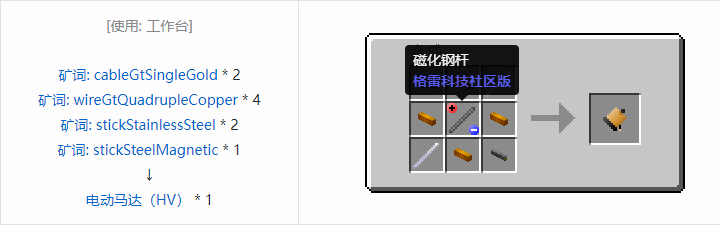 我的世界格雷科技社区版核心机器组件合成表大全