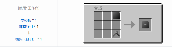 我的世界格雷科技社区版模头合成表大全