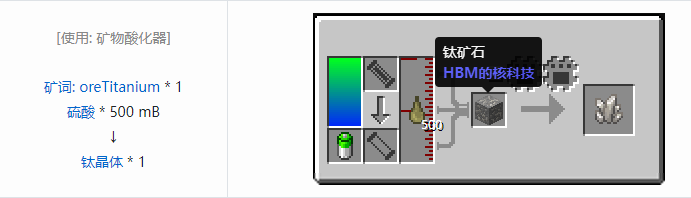 我的世界HBM的核科技模组材料合成表大全