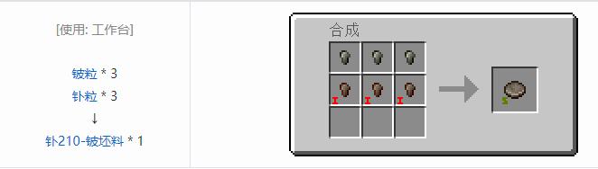 我的世界HBM的核科技模组坯料合成表大全