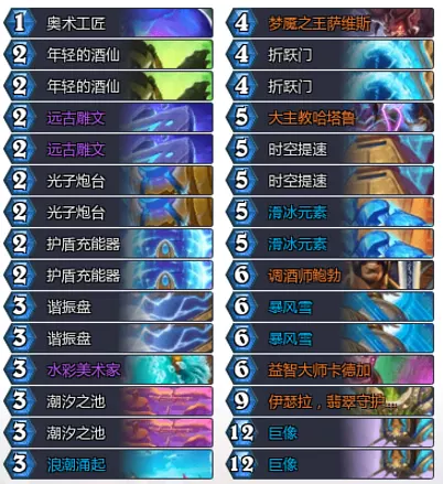 炉石传说穿越时间流星灵法卡组代码推荐