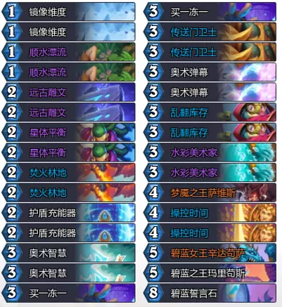 炉石传说穿越时间流双龙法卡组代码推荐