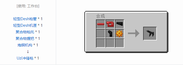 我的世界HBM的核科技模组武器合成表大全