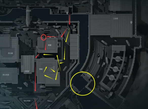 三角洲行动员工通道房卡在哪开