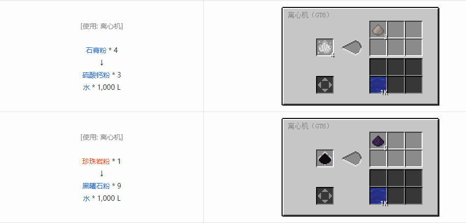 我的世界格雷科技6其他流体合成表大全