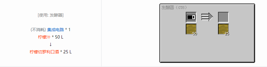 我的世界格雷科技6饮料流体合成表大全
