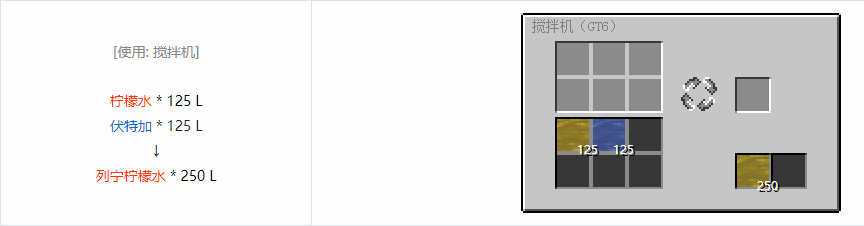 我的世界格雷科技6饮料流体合成表大全