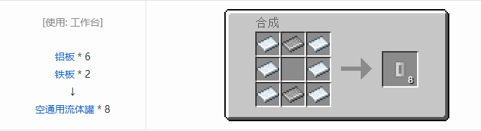 我的世界HBM的核科技通用流体罐合成表大全