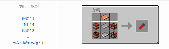 我的世界HBM的核科技爆炸物合成表大全