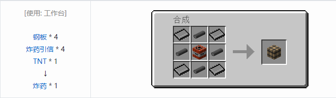 我的世界HBM的核科技爆炸物合成表大全