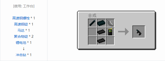 我的世界HBM的核科技工具合成表大全