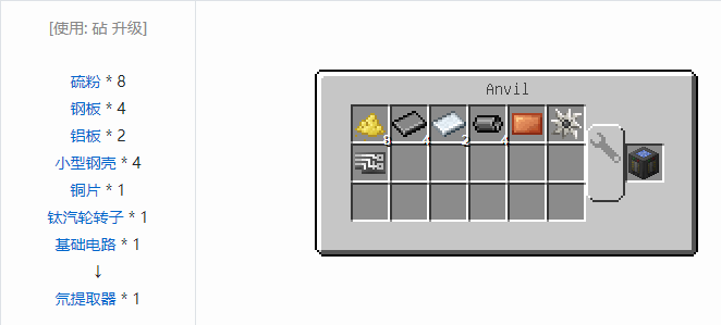 我的世界HBM的核科技模组机器合成表大全