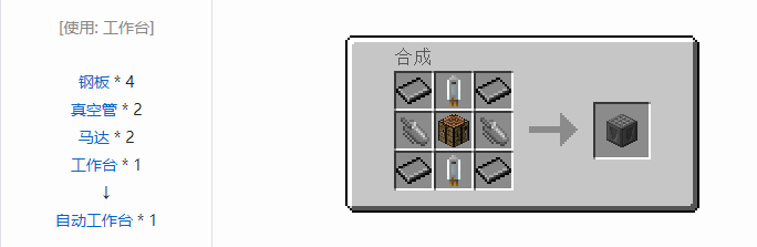 我的世界HBM的核科技模组机器合成表大全