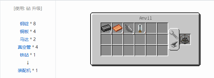 我的世界HBM的核科技模组机器合成表大全