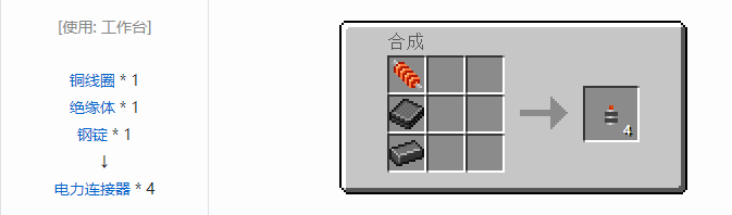 我的世界HBM的核科技模组管道与电线合成表大全