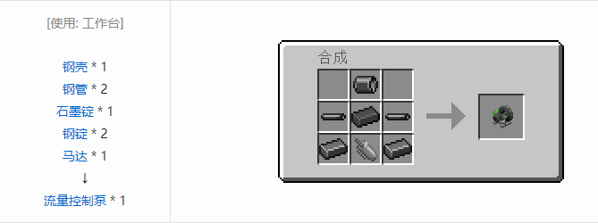 我的世界HBM的核科技模组管道与电线合成表大全