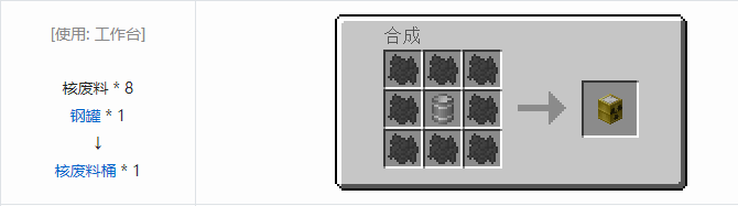 我的世界HBM的核科技模组建筑材料合成表大全