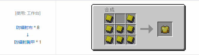 我的世界HBM的核科技模组装备合成表大全