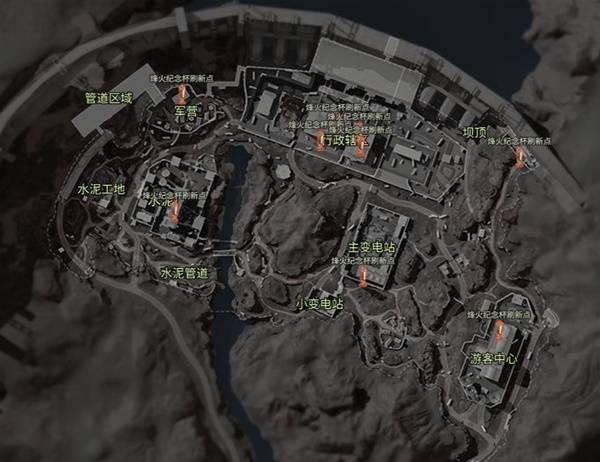 三角洲行动零号大坝烽火纪念杯刷新点在哪