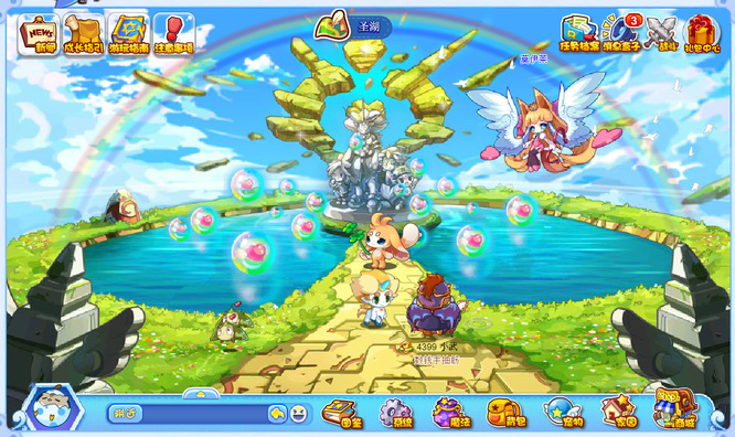 洛克王国圣湖怎么去2026