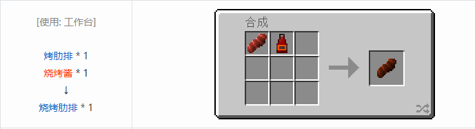我的世界格雷科技6食品合成表大全