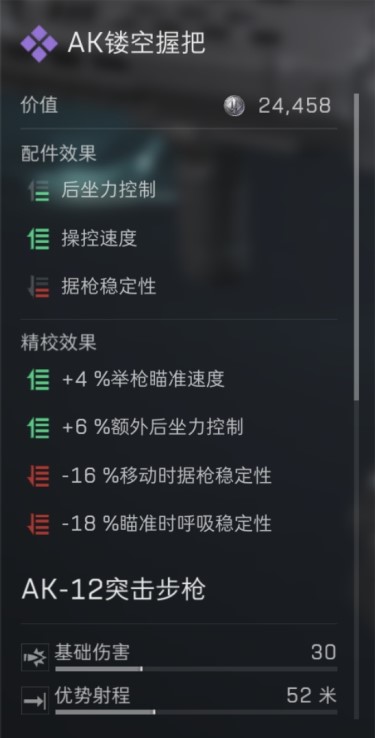 三角洲行动s7赛季AK12改枪方案