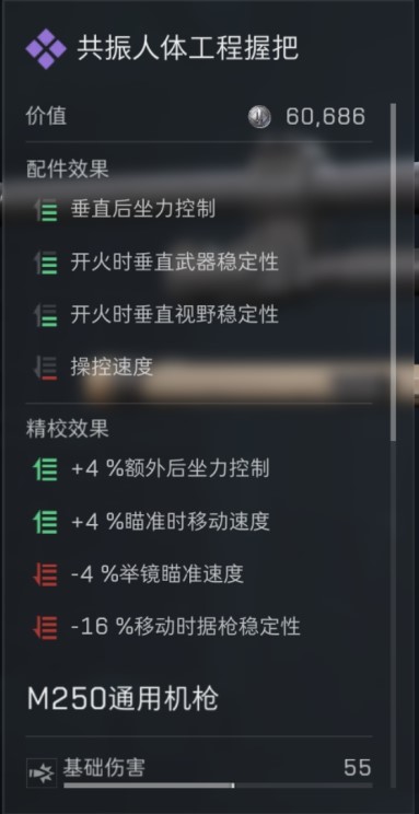 三角洲行动s7赛季M250改枪方案