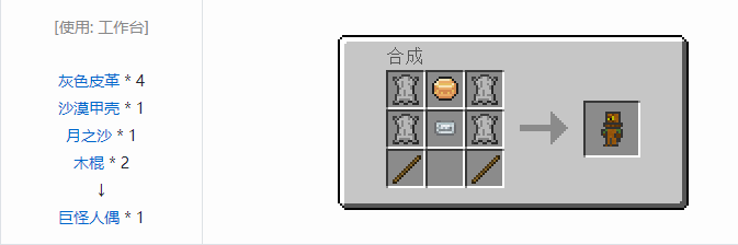我的世界虚无世界2功能性物品合成表大全