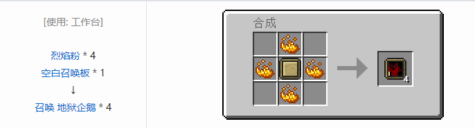 我的世界虚无世界2功能性物品合成表大全