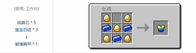 我的世界虚无世界2盔甲合成表大全