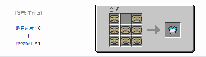 我的世界虚无世界2盔甲合成表大全