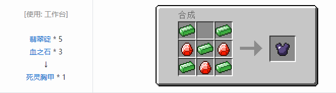 我的世界虚无世界2盔甲合成表大全