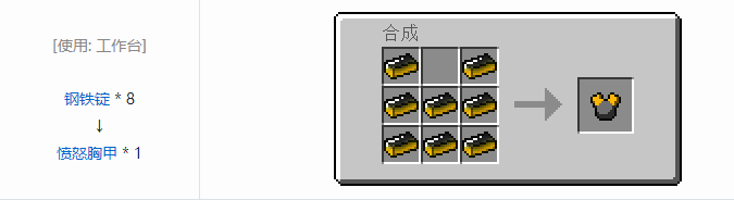 我的世界虚无世界2盔甲合成表大全