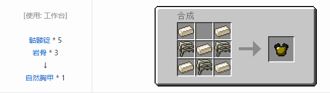我的世界虚无世界2盔甲合成表大全