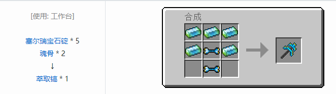 我的世界虚无世界2工具合成表大全