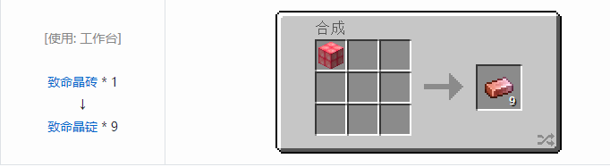 我的世界魔法金属锭合成表大全2026