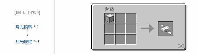 我的世界魔法金属锭合成表大全2026