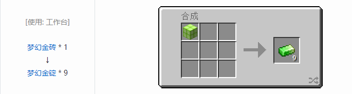 我的世界魔法金属锭合成表大全2026