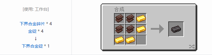 我的世界魔法金属锭合成表大全2026