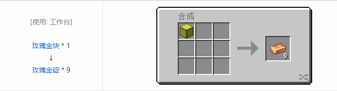 我的世界魔法金属锭合成表大全2026