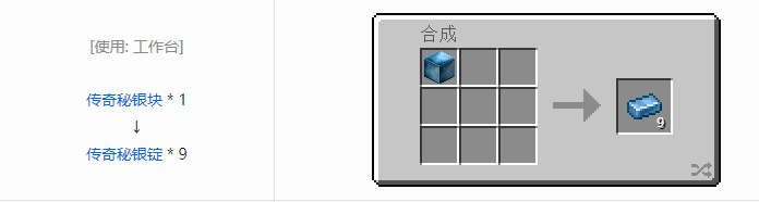 我的世界魔法金属锭合成表大全2026