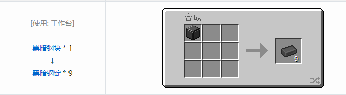 我的世界魔法金属锭合成表大全2026